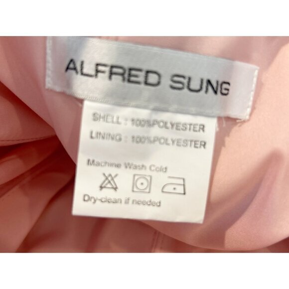 Alfred Sung Strapless Notch Bridesmaid Dress Toasted Sugar D774 NWT Size 2R - Picture 5 of 7